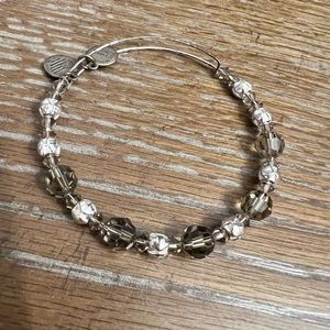 Alex and ani beaded bracelet - silver